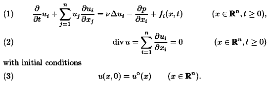 纳维－斯托克斯（Navier-Stokes）方程
